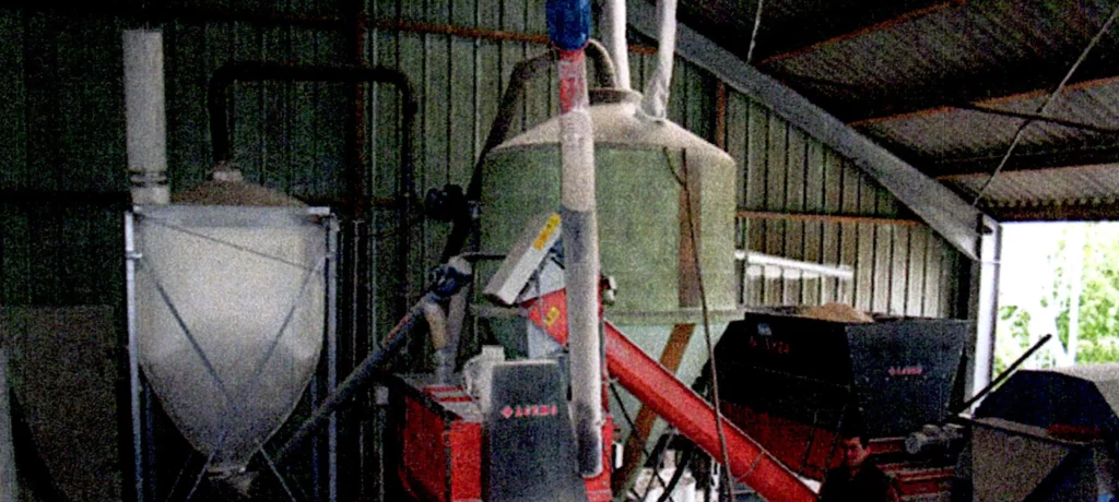 fabrique d'aliment sur la ferme