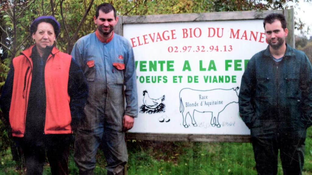 Christophe et mickael - historique de la ferme du manéo languidic